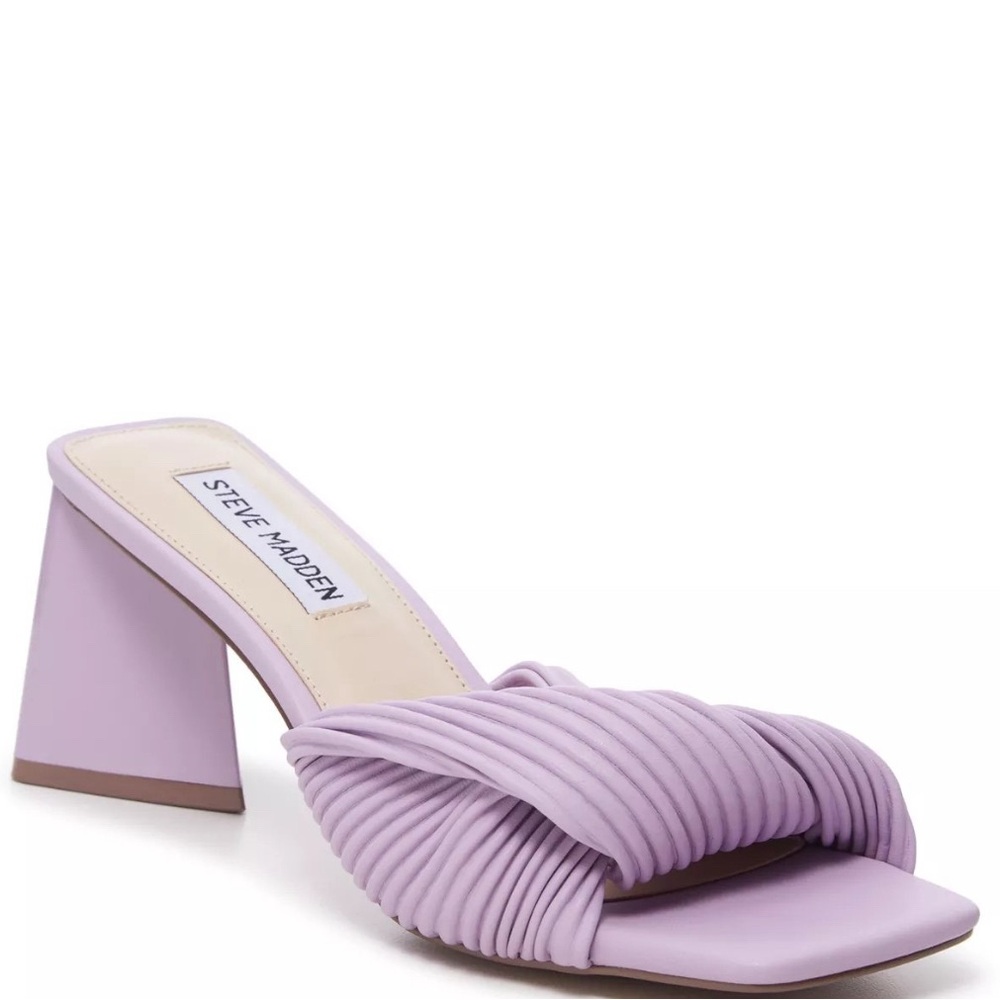 Steve Madden Evela Sandal - Purple Heeled Mules NWOT